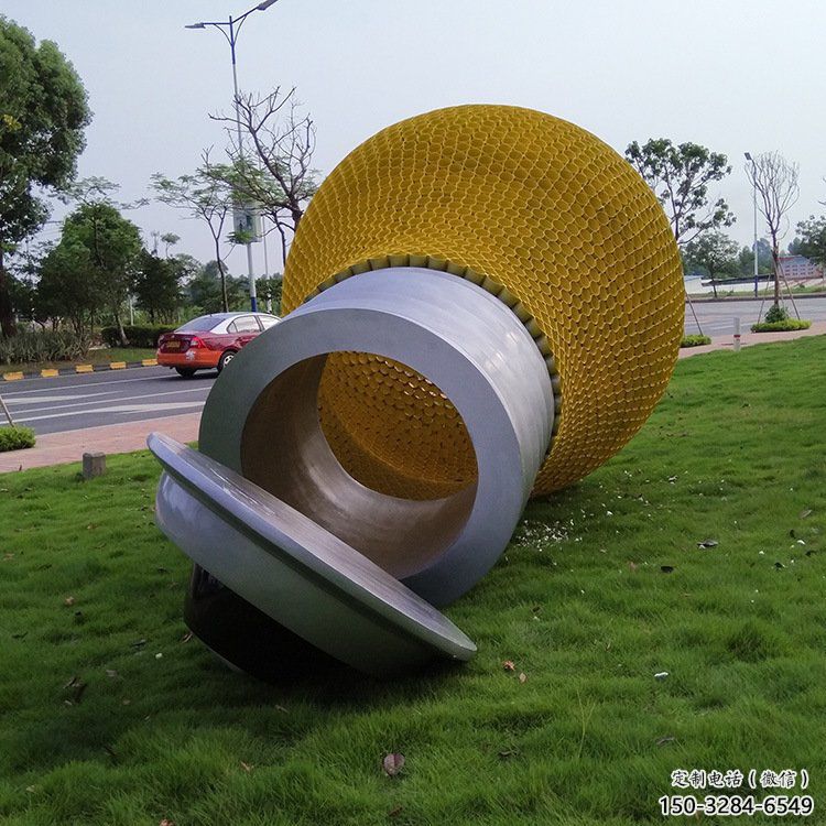 拉絲燈泡雕塑 鏤空創意電燈泡雕塑 別墅區電燈泡雕塑