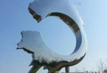 大型商場齒輪雕塑 仿真工業(yè)雕塑 鏡面機(jī)械雕塑