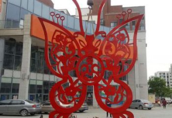 彩繪風箏雕塑 電鍍現代雕塑 公園景觀雕塑