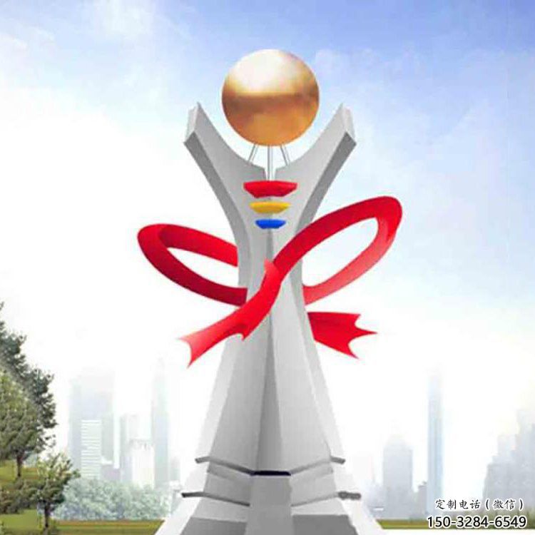 獎杯雕塑廠家 歐式步行街標識雕塑 大型紀念雕塑