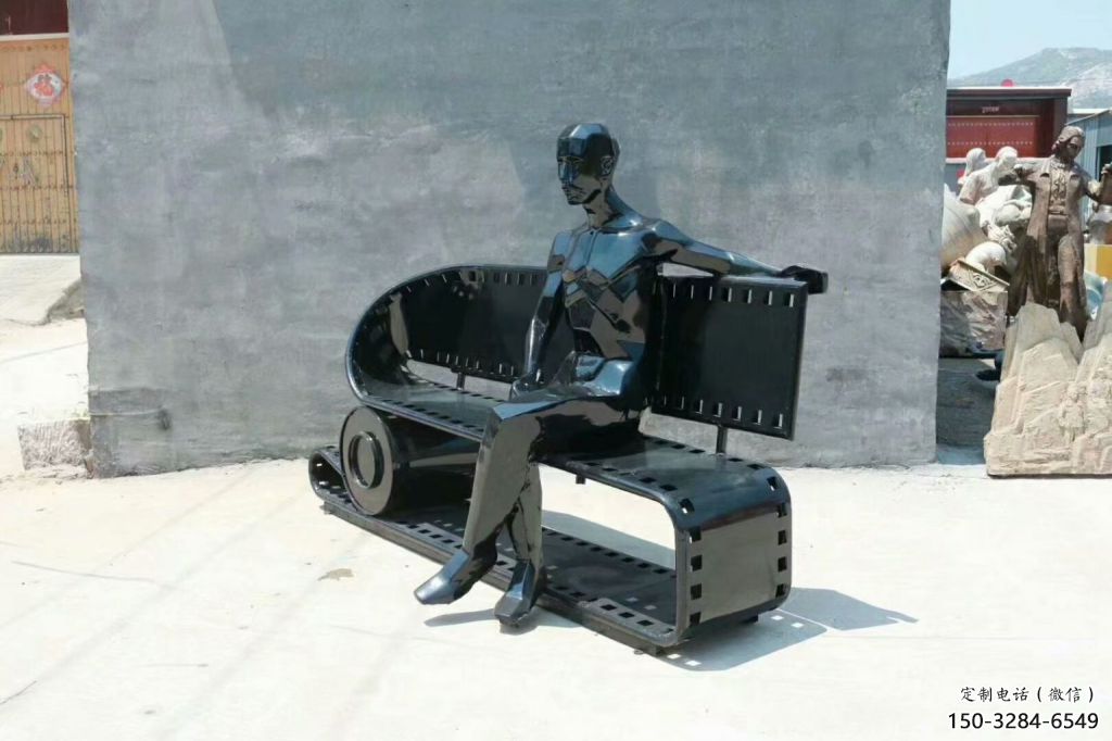 烤漆膠卷雕塑 鋼管雕塑 室內膠片雕塑