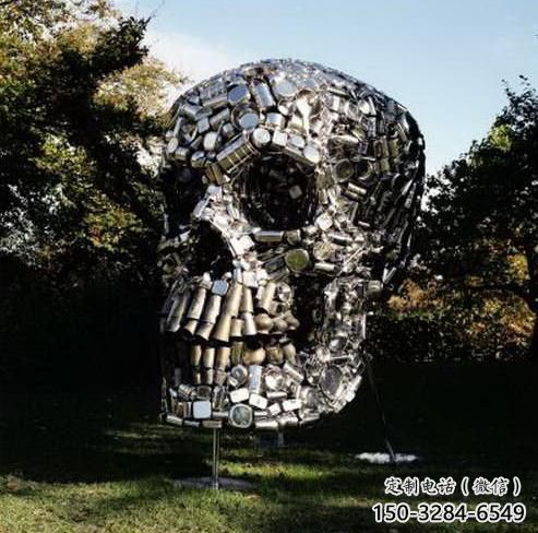 公園骷髏雕塑 創意企業骷髏頭雕塑 美陳鬼怪雕塑