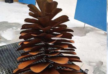 廣場花環雕塑 抽象環形雕塑 烤漆雕塑