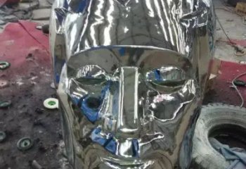 抽象薩克斯雕塑 啞光樂器雕塑 室內西方樂隊雕塑