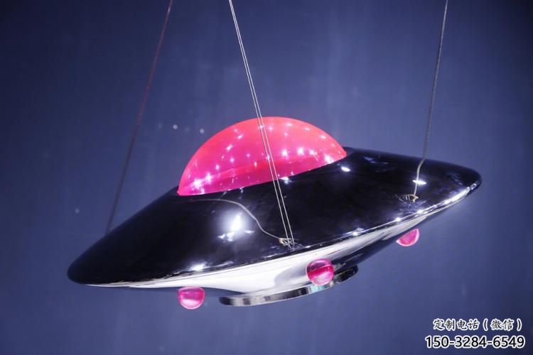 廣場飛碟雕塑廠家 抽象飛船雕塑 烤漆宇宙雕塑