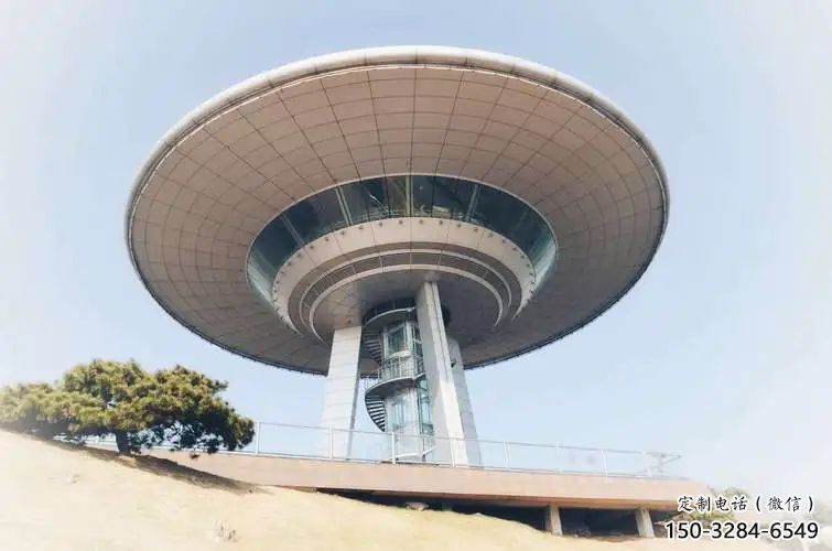 幾何飛碟雕塑廠 發(fā)光公園宇宙雕塑 大門口飛船雕塑