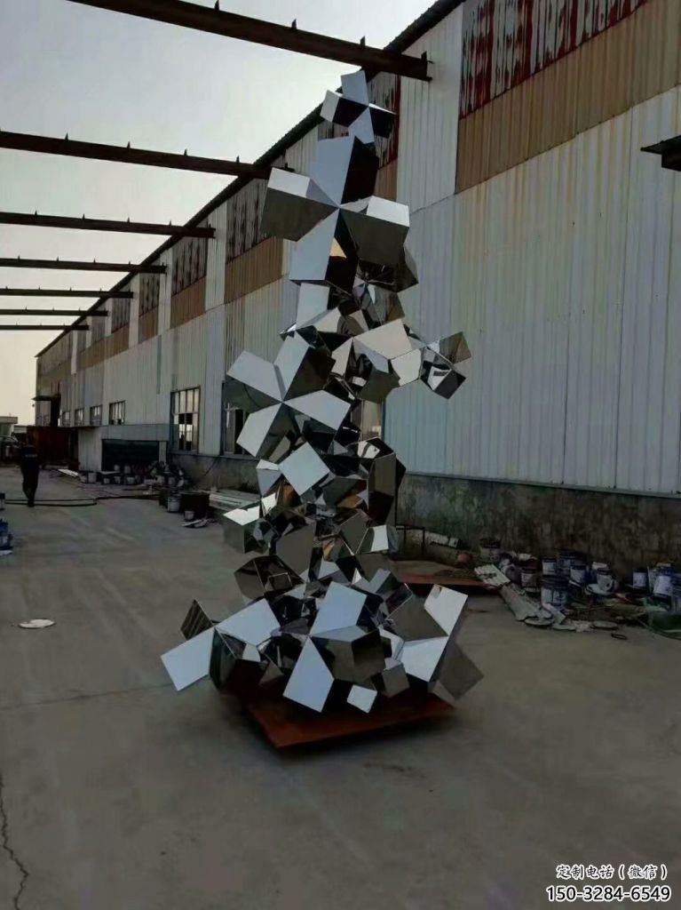 景觀鵝卵石雕塑 剪影空心石雕塑 商業(yè)街雕塑