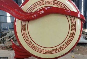 幾何戰(zhàn)鼓雕塑 發(fā)光公園民族雕塑 大門口喜慶雕塑