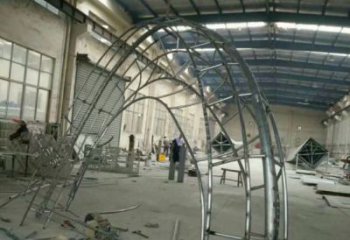 半圓拱門(mén)雕塑制作骨架