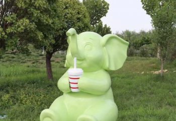 大象雕塑服務(wù)商，景觀雕塑，彩繪大象雕塑選定