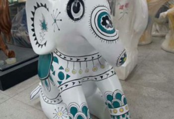 景觀(guān)大象雕塑，城區(qū)小品，戶(hù)外玻璃鋼大象雕塑生產(chǎn)商