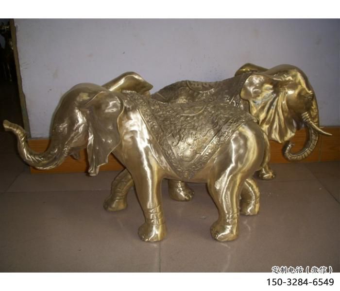 大象雕塑定價，景觀雕塑，銅大象雕塑擺件批發