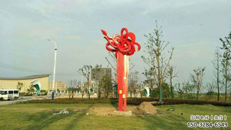 景觀中國結雕塑