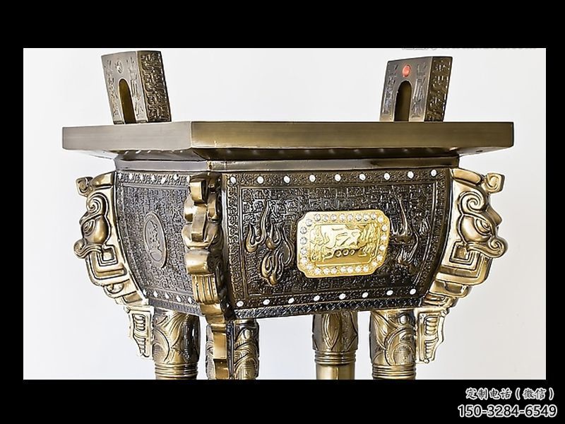 古法司母戊鼎雕塑-鑄銅鼎-鑄造廠(chǎng)家