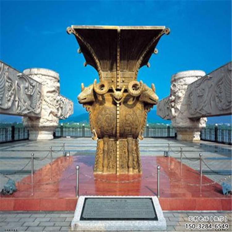 黃銅四羊方尊銅雕供應(yīng)