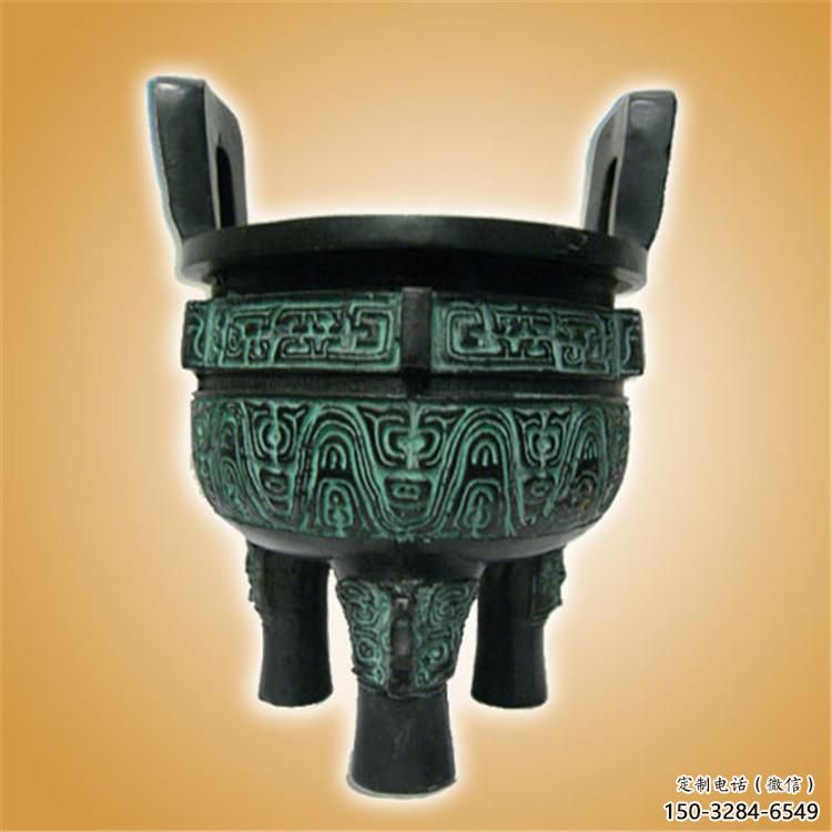 圓鼎雕塑，銅器景觀(guān)雕塑，鑄銅工藝