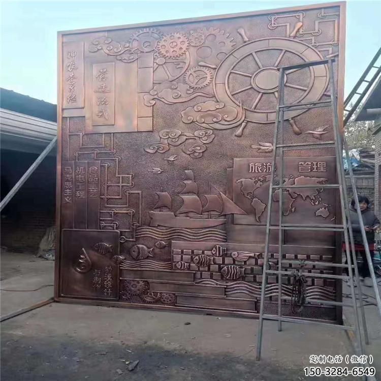 金屬浮雕批發廠家，街頭藝術，公園浮雕廠家展品