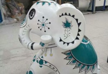 生產(chǎn)大象雕塑，室外軟裝，景區(qū)玻璃鋼大象雕塑供應(yīng)商