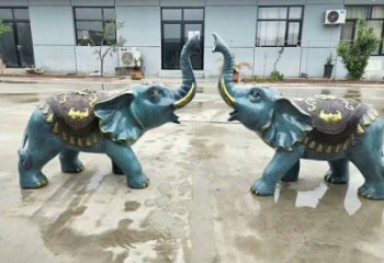 地產(chǎn)大象雕塑生產(chǎn)，城市裝飾，彩繪大象雕塑選定