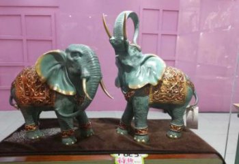 景觀大象雕塑預(yù)定，金屬構(gòu)件，彩繪大象雕塑選定