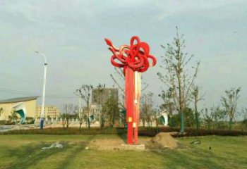 政府中國結雕塑