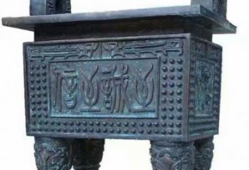 古文字青銅鼎雕塑