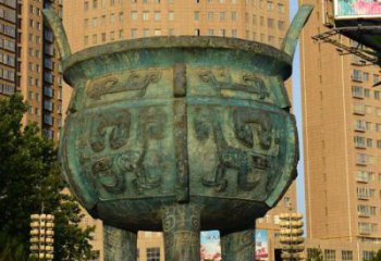 圓鼎雕塑，銅器景觀雕塑，鑄銅工藝