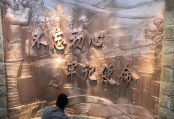 革命浮雕選用，小區擺件，大型黨建浮雕生產廠家