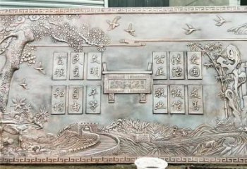 景觀浮雕優選，景區案例，抽象廣場浮雕選用