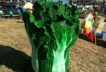 果籃雕塑制造，白鋼構件，校園文化白菜果籃雕塑提供