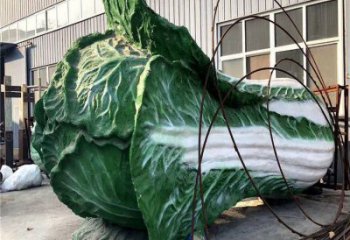 景觀果籃雕塑制造，歐式風格，白菜果籃雕塑定價