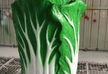現(xiàn)代果籃雕塑定制，中式工藝，白菜果籃雕塑優(yōu)價