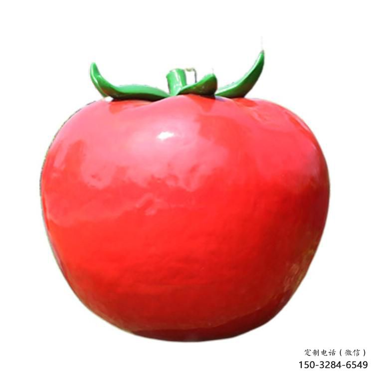 果籃雕塑提供，多彩藝術(shù)，中式番茄果籃雕塑通用