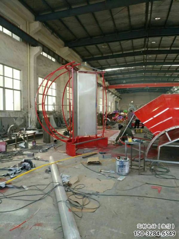 花朵花籃雕塑定價，村標概念，花朵花籃雕塑景觀選用