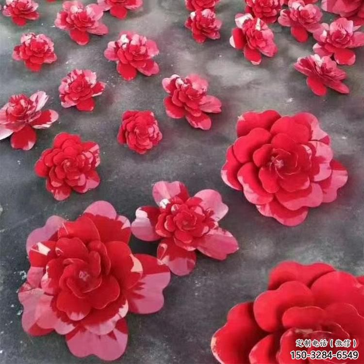 紀念花籃雕塑生產，廣場雕塑，玫瑰花花籃雕塑展品