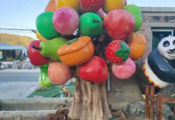 果籃雕塑選定，景觀雕塑，蘋果果籃雕塑生產商