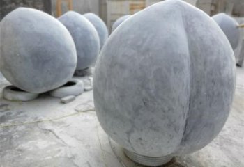 果籃雕塑專供，廣場雕塑，景觀桃子果籃雕塑供應(yīng)