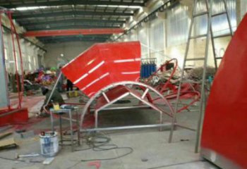 景區花籃雕塑通用，陸地擺件，各類月季花花籃雕塑點擊