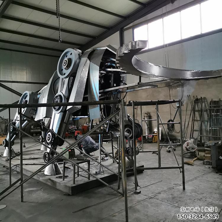 機(jī)甲動漫大象雕塑