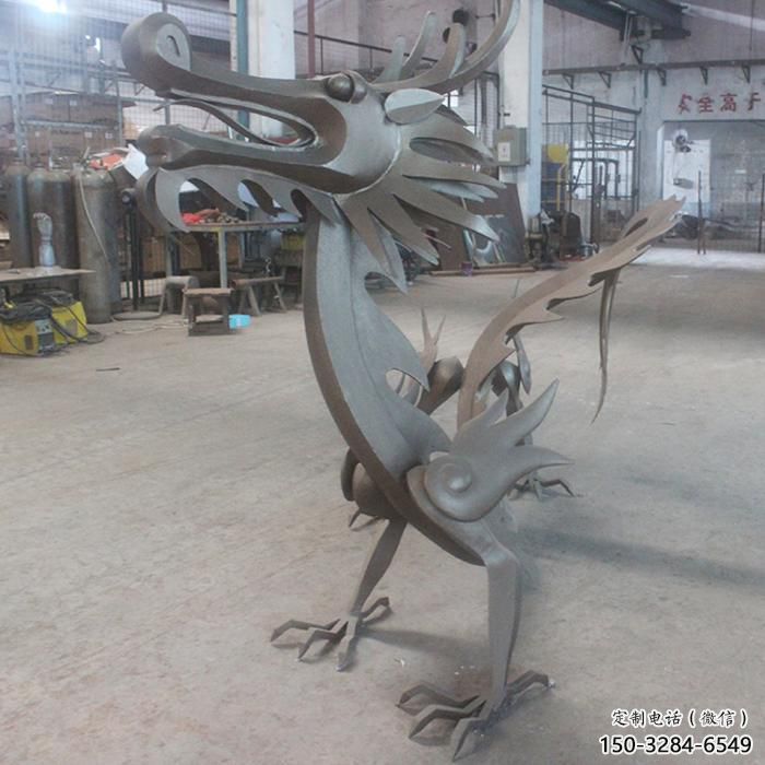 制造恐龍雕塑專供，地標擺件，鐵藝恐龍雕塑訂做