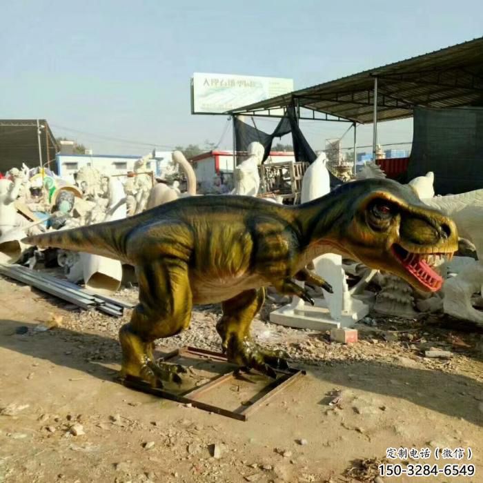 園林恐龍雕塑供求，景觀雕塑，發聲恐龍雕塑制造商