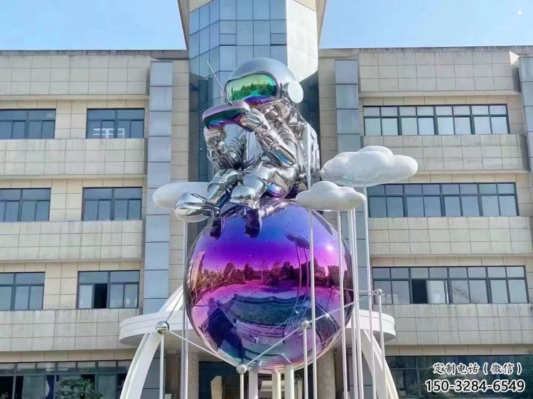 現代地球雕塑承接，歐式風格，地球天使雕塑廠家