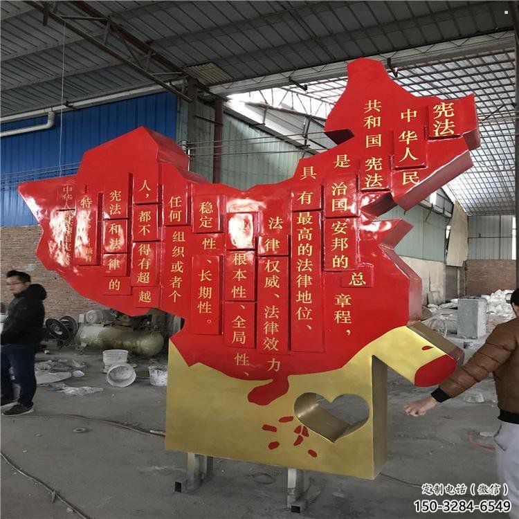 地圖雕塑制作，陸地?cái)[件，不銹鋼地圖雕塑制造廠家