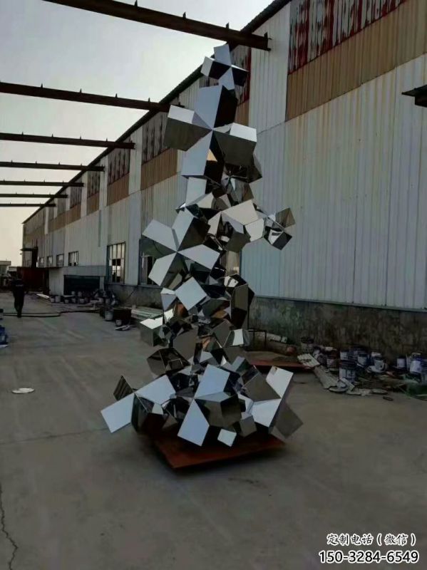 城市景觀石雕塑，網(wǎng)格體育雕塑，古銅效果