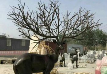 商業街麋鹿雕塑