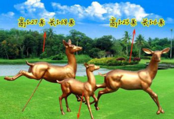 售樓處小鹿雕塑