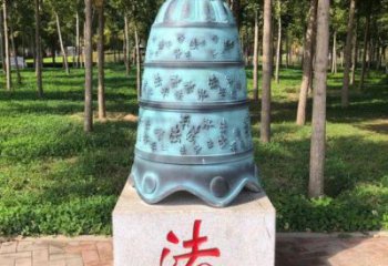 法治宣傳景觀銅鐘雕塑