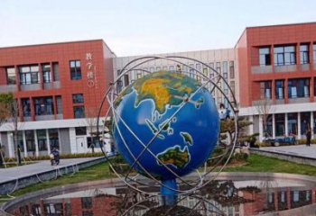 地球雕塑精選，公園小品，不銹鋼地球雕塑精品