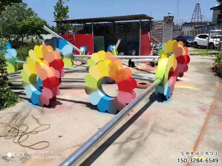 杏花雕塑定價(jià)，烤漆工藝，不銹鋼杏花雕塑制作廠家