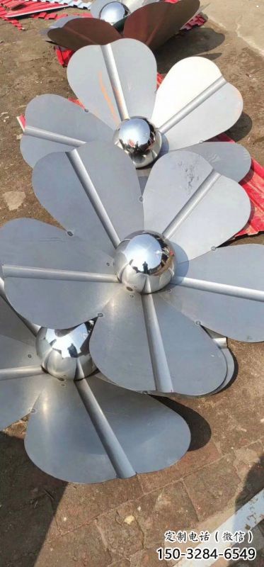 杏花雕塑制作廠家，戶外雕塑，不銹鋼杏花雕塑優選